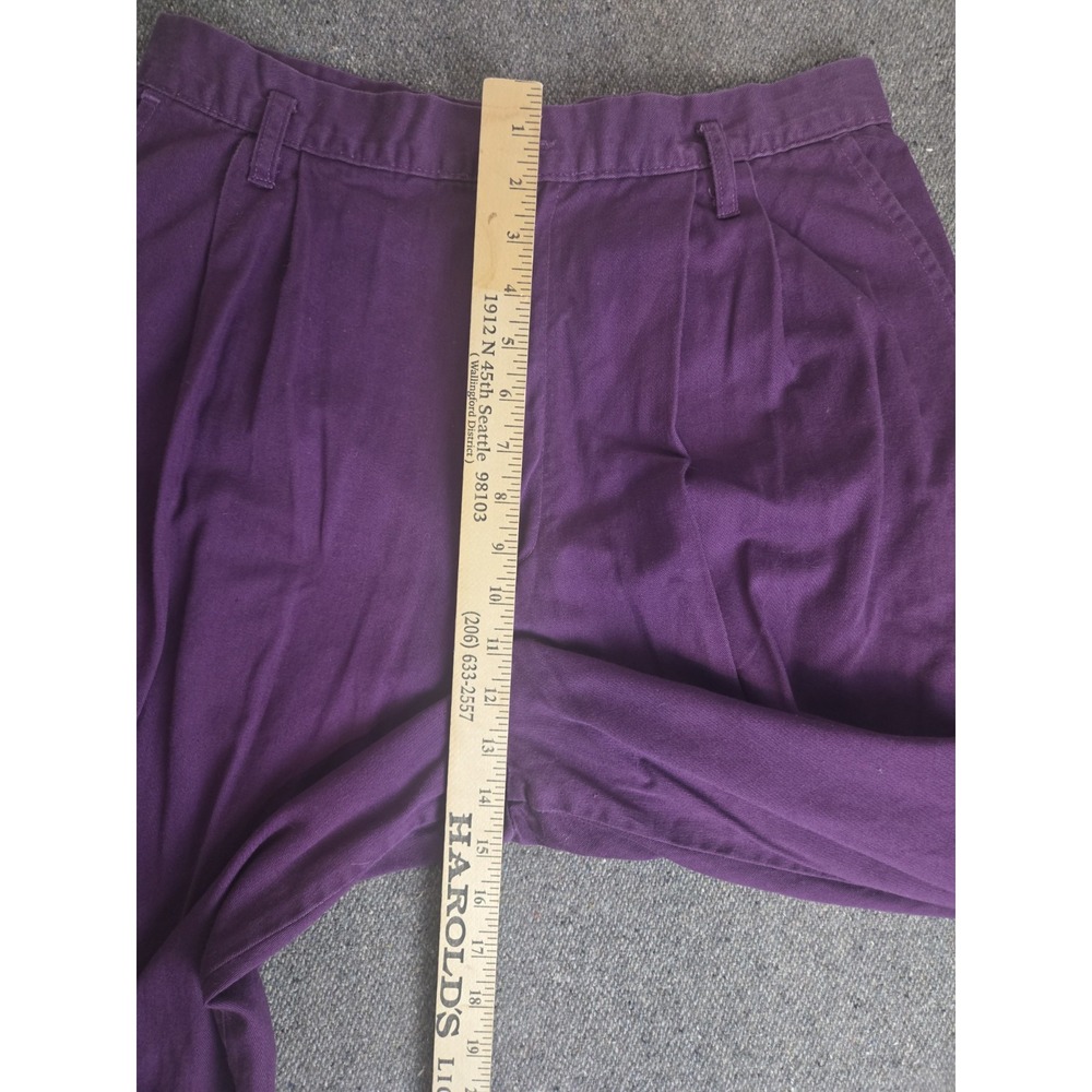Vintage 80s Ladies Essentials Sport Loafers Size 12 Purple Capri Pants Boho Boat - Picture 6 of 9